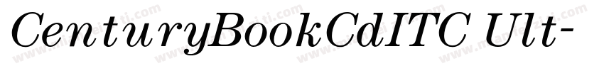 CenturyBookCdITC Ult字体转换